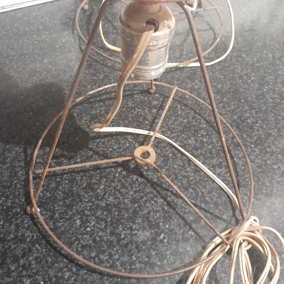 Antique Chalkware Lamps - Picture 6 of 16